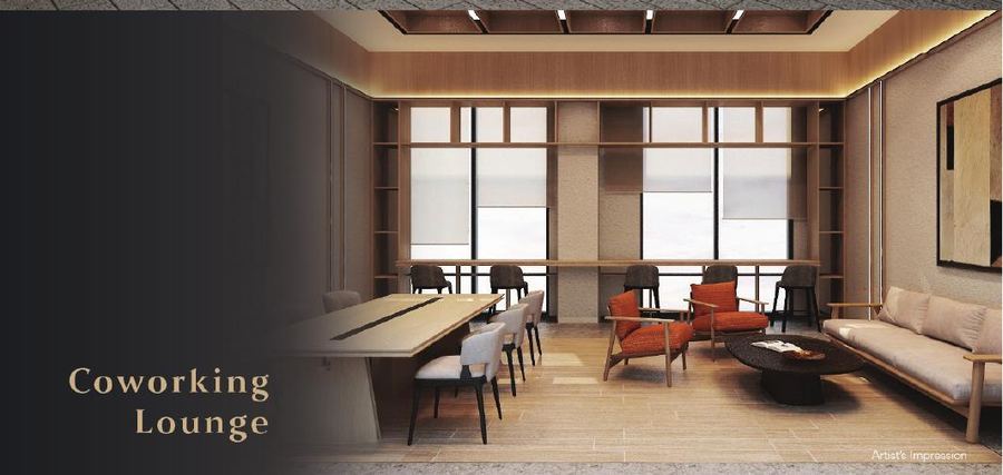 Coworking Lounge — artist's impression