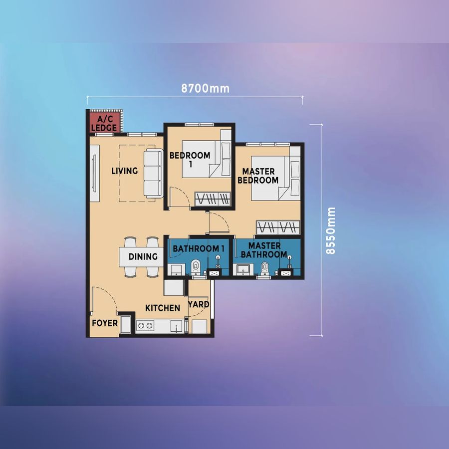 Type D unit plan